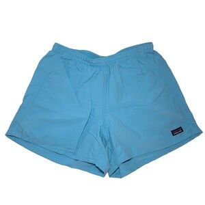 Patagonia Baggies Shorts Size Medium 4" Recycled Nylon Bend Blue